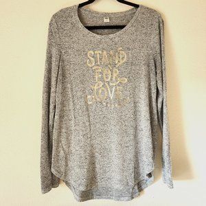 Women's Old Navy LS Plush Tee, M